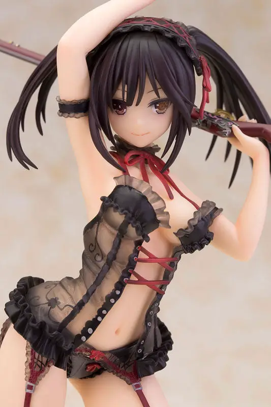 Date A Live Kurumi Tokisaki Lingerie Ver. Black color 1/7