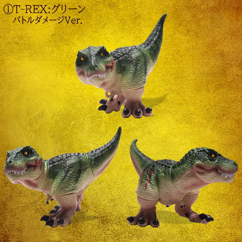 The Most Terrifying Carnivorous Hunters The T-REX Army Arrives! Chibi Chunky Figure 3pc. Set Export Edition