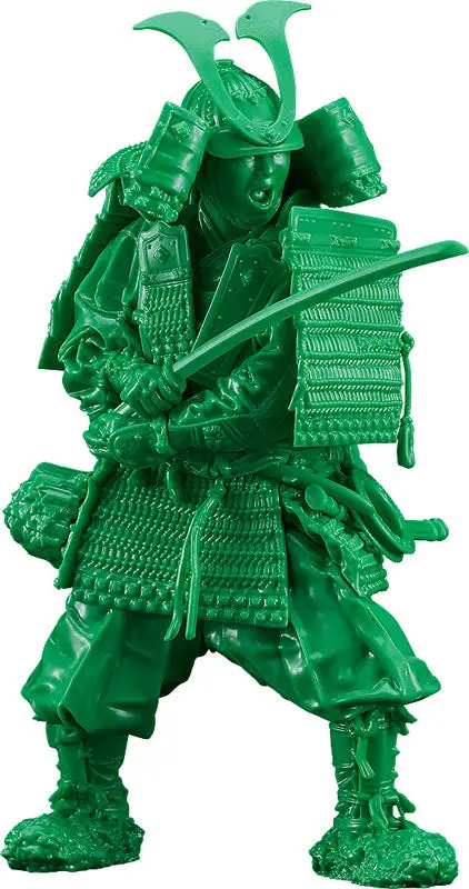 PLAMAX 1/12 Kamakura Period Armored Warrior: Green Color Edition Plastic Model
