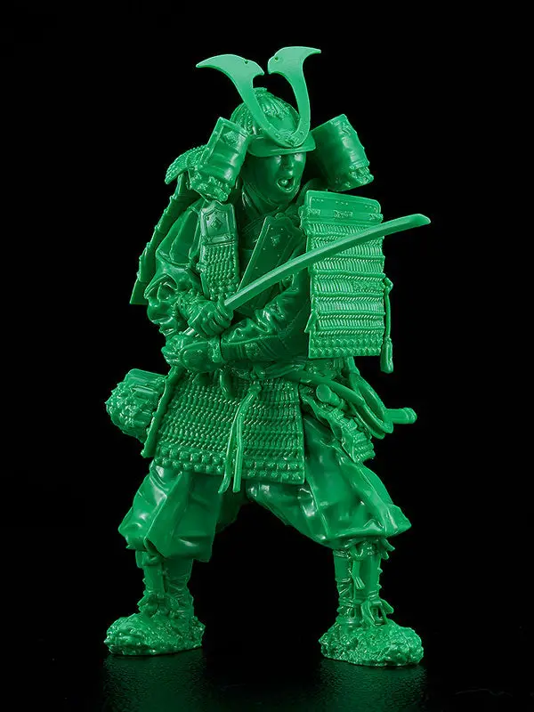 PLAMAX 1/12 Kamakura Period Armored Warrior: Green Color Edition Plastic Model