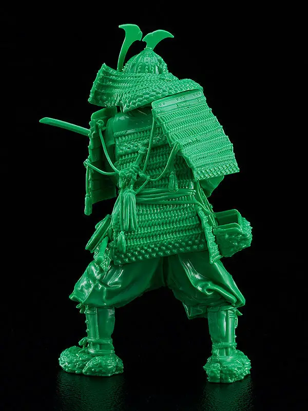 PLAMAX 1/12 Kamakura Period Armored Warrior: Green Color Edition Plastic Model