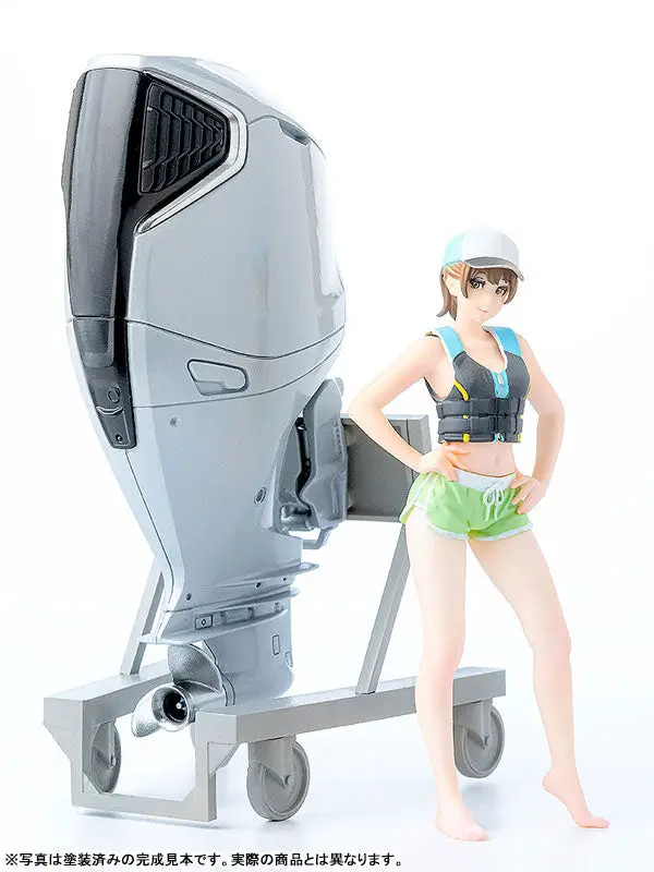 PLAMAX MF-88 minimum factory Minori with Honda Outboard Engine BF350 Plastic Model