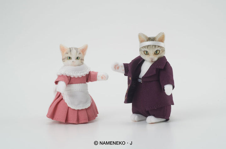 DIGKawaiiACTION "Nameneko" Tamasaburo & Mikeko Set Action Figure