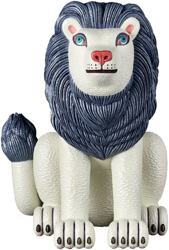 Atsuhiko Misawa ANIMALS Lion Grey Soft Vinyl Complete Model