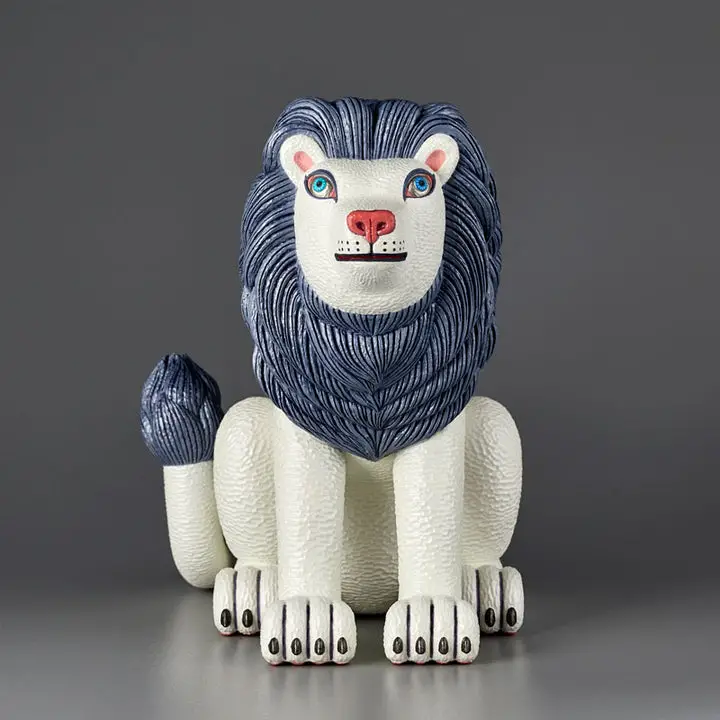 Atsuhiko Misawa ANIMALS Lion Grey Soft Vinyl Complete Model