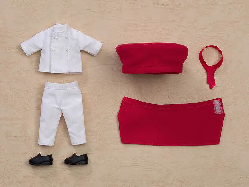 Nendoroid Doll Work Outfit Set Pastry Chef (Red)