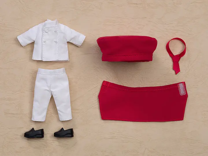 Nendoroid Doll Work Outfit Set Pastry Chef (Red)