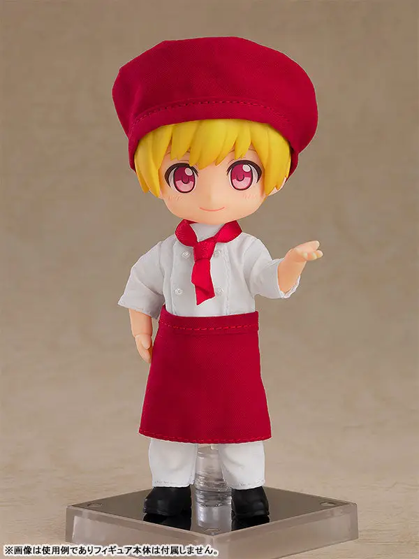 Nendoroid Doll Work Outfit Set Pastry Chef (Red)