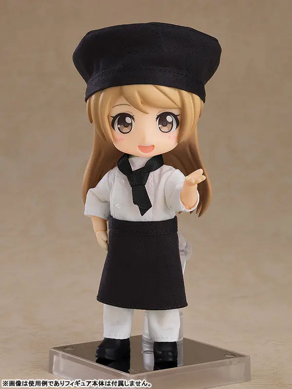 Nendoroid Doll Work Outfit Set Pastry Chef (Black)