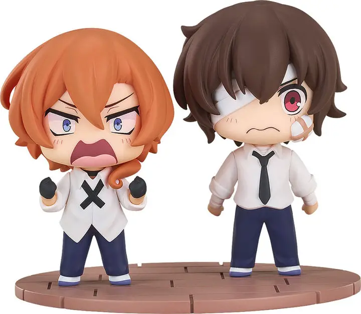 Chibi Figure Bungo Stray Dogs Wan! Osamu Dazai & Chuya Nakahara 14 Year Old Ver.