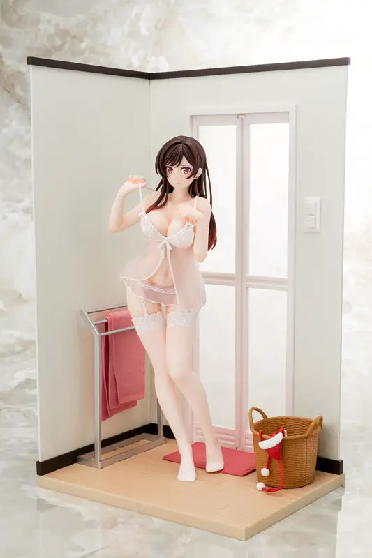 1/6 scaled pre-painted figure Rent-A-Girlfriend MIZUHARA Chizuru in see-through lingerie figure Angel White Ver.