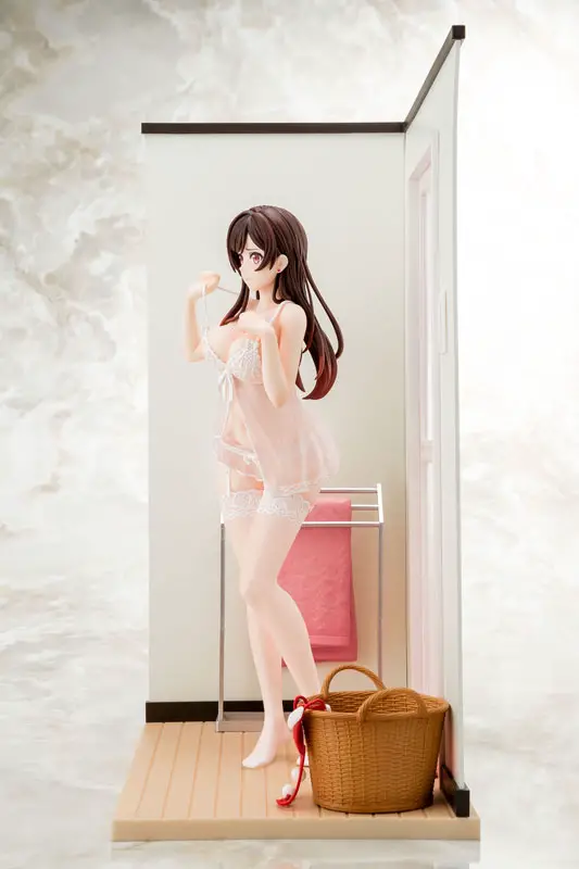 1/6 scaled pre-painted figure Rent-A-Girlfriend MIZUHARA Chizuru in see-through lingerie figure Angel White Ver.