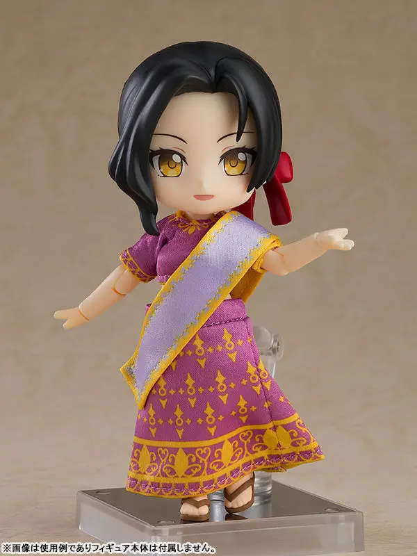 Nendoroid Doll Outfit Set: World Tour India- Girl (Purple)