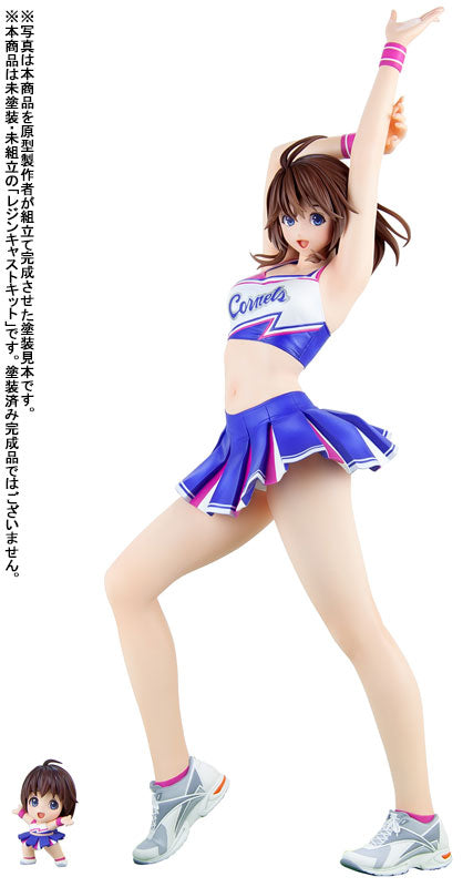 No.250 Yasumi-chan Cheerleader '24 Mold Color Ivory 1/5.5 Resin Cast Kit