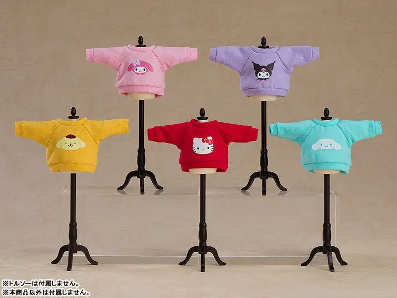 Sanrio Nendoroid Doll Character Sweatshirt (Cinnamoroll)