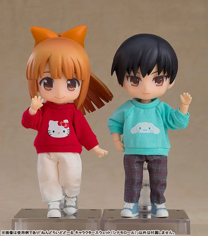 Sanrio Nendoroid Doll Character Sweatshirt (Cinnamoroll)