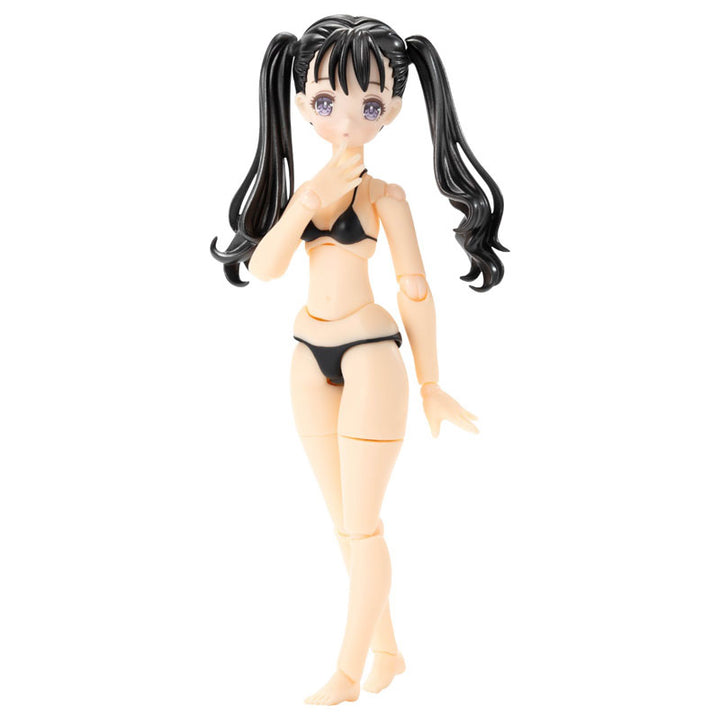 1/12 "Bikini Mates" Irumi Yoshino Black Hair Black Bikini Action Figure