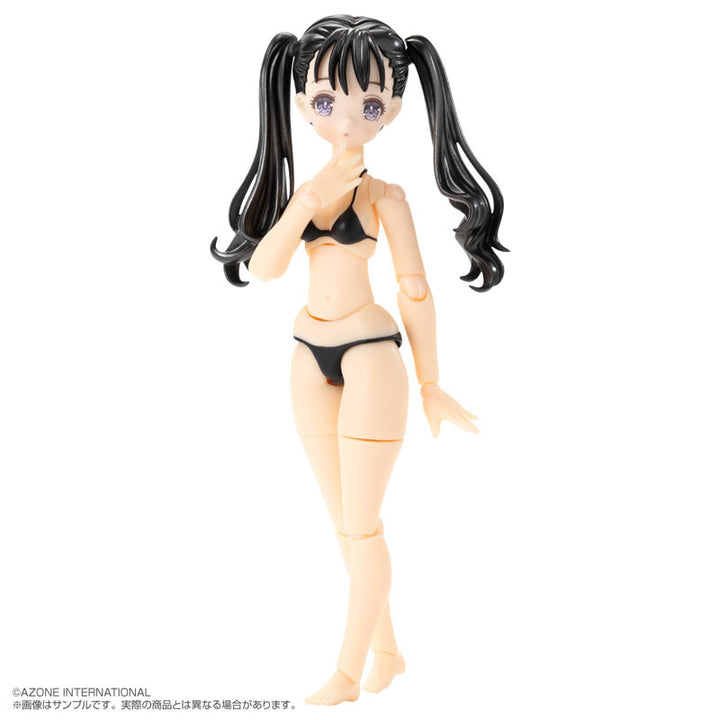 1/12 "Bikini Mates" Irumi Yoshino Black Hair Black Bikini Action Figure