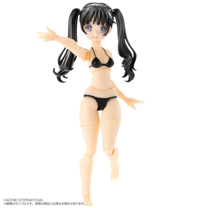 1/12 "Bikini Mates" Irumi Yoshino Black Hair Black Bikini Action Figure