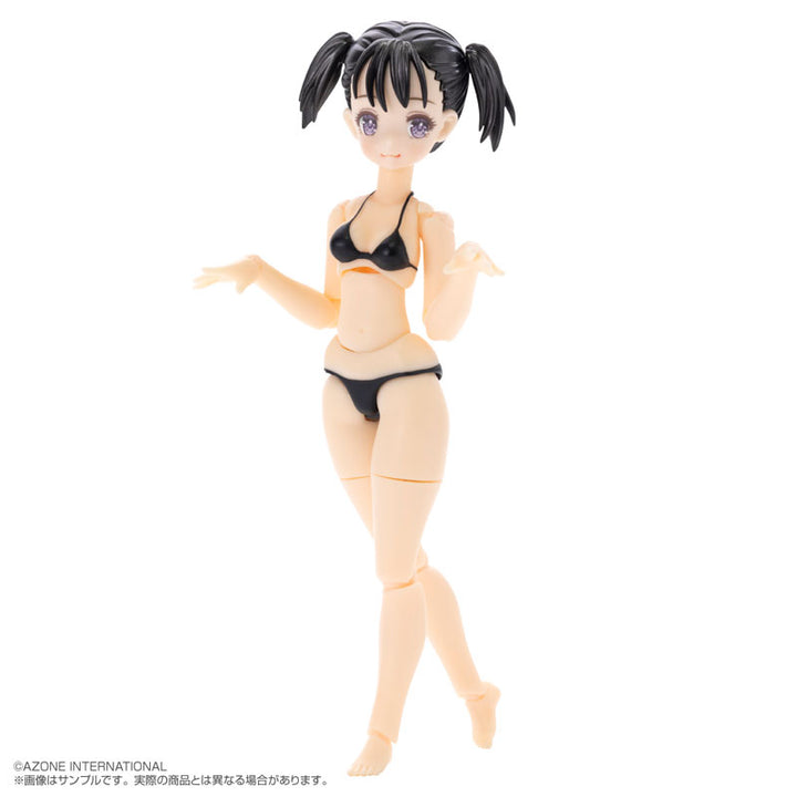 1/12 "Bikini Mates" Irumi Yoshino Black Hair Black Bikini Action Figure