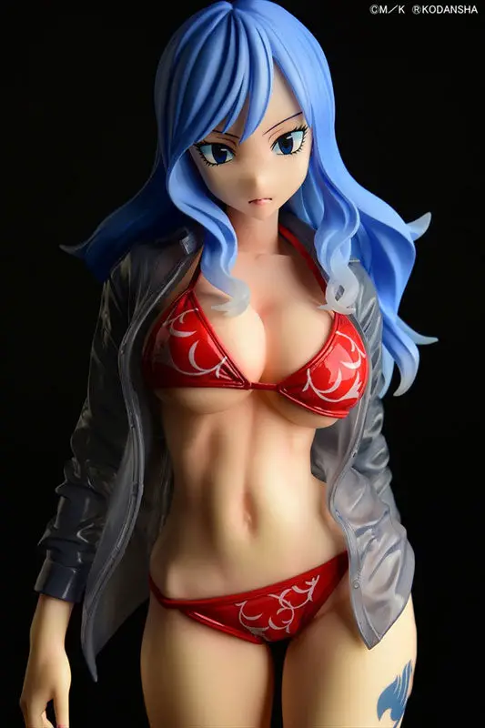 FAIRY TAIL Juvia Lockser Gravure_Style "Red Bikini!!" Sheer Wet Shirt SP 1/6