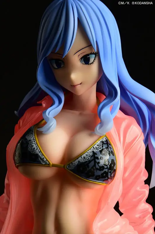 FAIRY TAIL Juvia Lockser Gravure_Style "Black Bikini!!" Sheer Wet Shirt SP 1/6