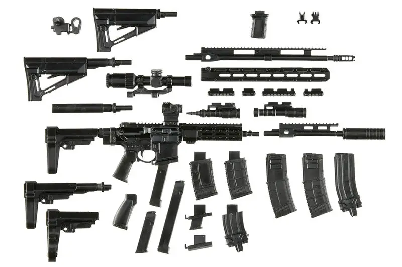 LittleArmory [LAL06]M4/AR15 Type LittleArmory 10th Anniversary MOD 1/12 Plastic Model