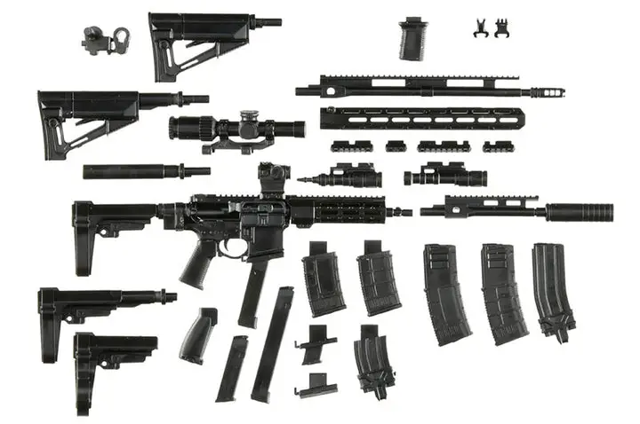 LittleArmory [LAL06]M4/AR15 Type LittleArmory 10th Anniversary MOD 1/12 Plastic Model