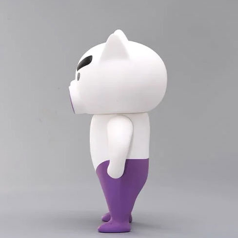 Crayon Shin-chan Soft Vinyl Collection TON-MEN White Pig Shiro Buriburi