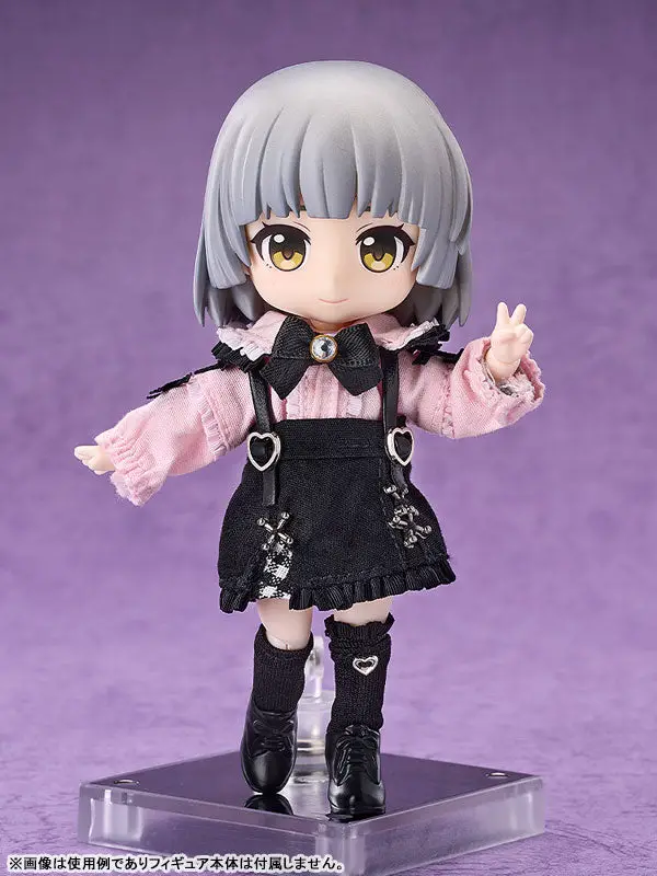 Nendoroid Doll Outfit Set Suspender Skirt Set (Pink & Black)