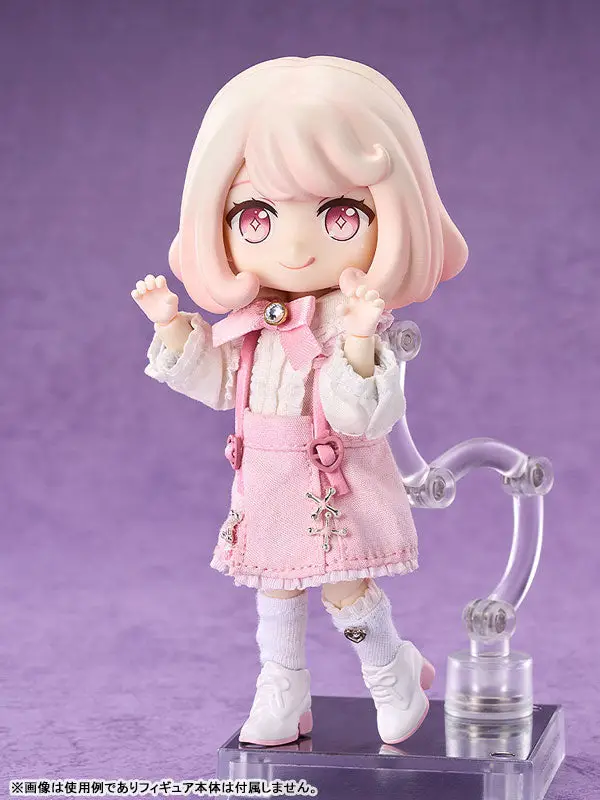 Nendoroid Doll Outfit Set Suspender Skirt Set (White & Pink)