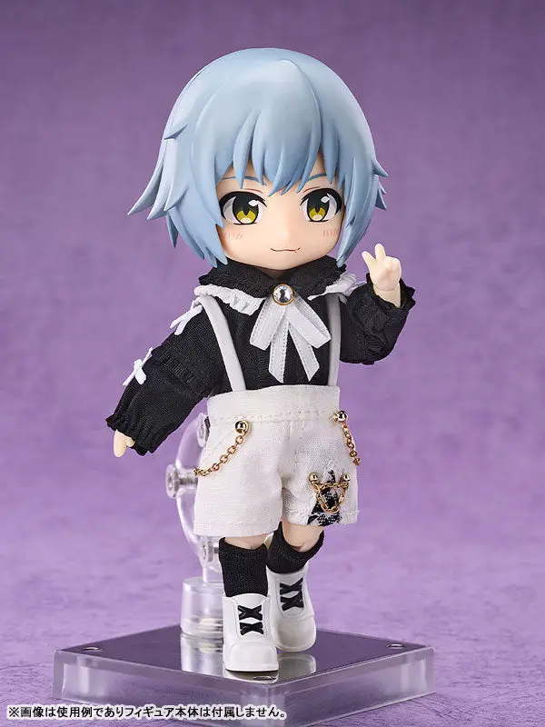 Nendoroid Doll Outfit Set Suspender Shorts Set (Black & White)