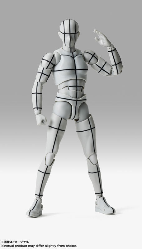 S.H.Figuarts Body-kun -Sports- Edition -Wire Frame- (Gray Color Ver.)