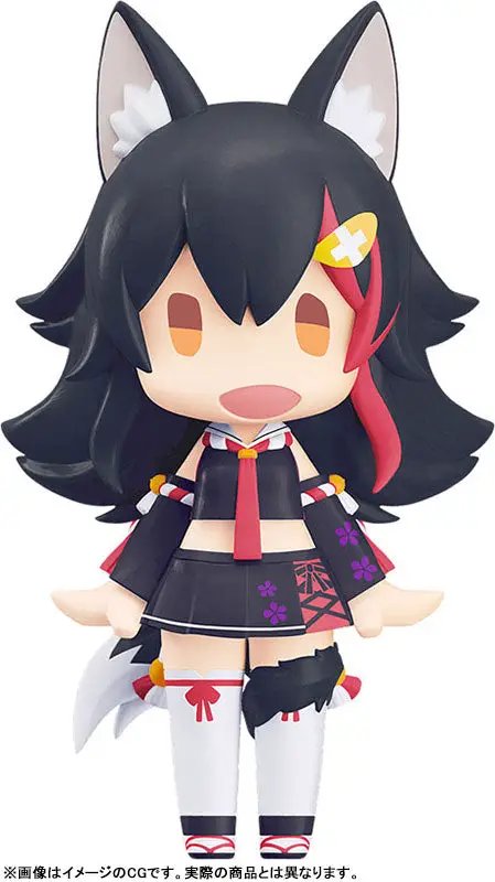 HELLO! GOOD SMILE Hololive Production Ookami Mio Posable Figure