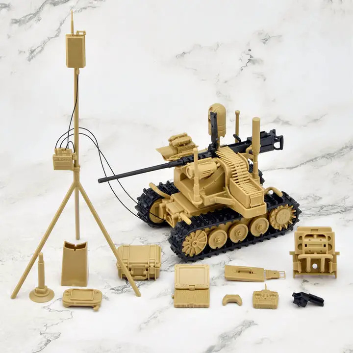 LittleArmory [LD049] UGV Armed Robot System 2: Caliber Carrier 1/12 Plastic Model