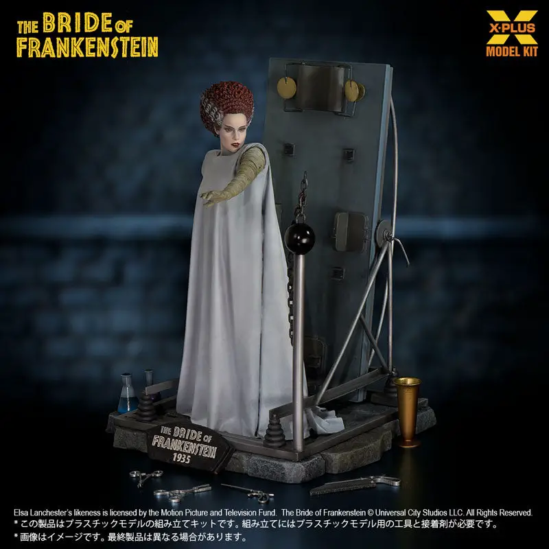 1/8 Scale Bride of Frankenstein Plastic Model Kit