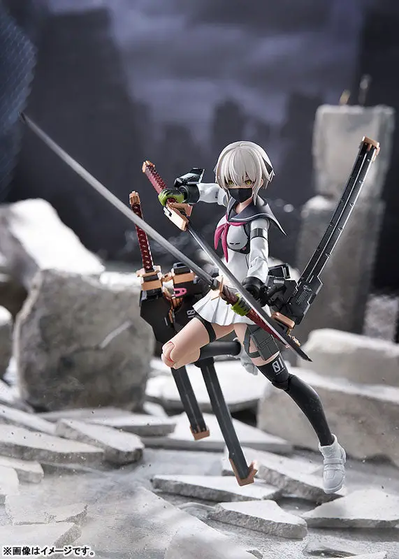 PLAMAX Heavily Armed High School Girls' Ichi: Early Ver. Plastic Model