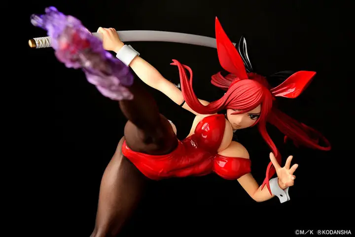 FAIRY TAIL Erza Scarlet High Kick ver. Crimson Bunny 1/6