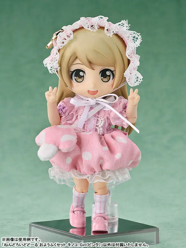 Nendoroid Doll Outfit Set: Mushroom - Girl (Pink)