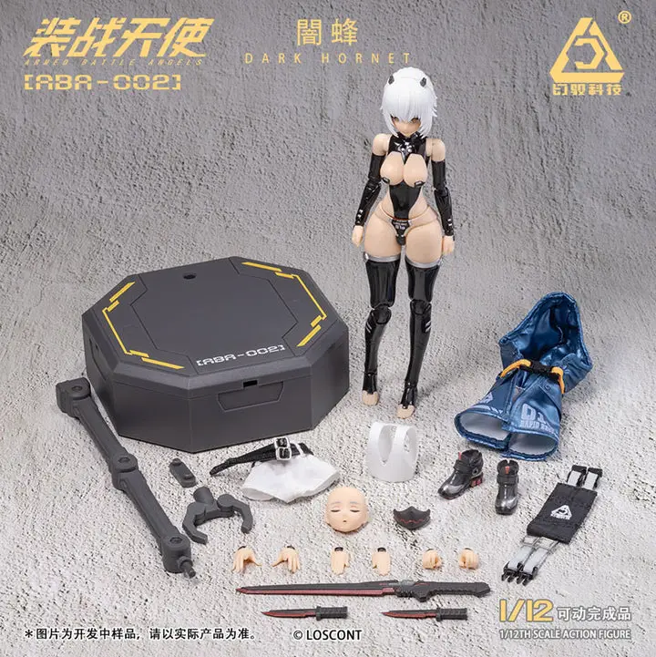 Armored Battle Angels Series ABA-002 Dark Hornet 1/12 Scale Posable Figure