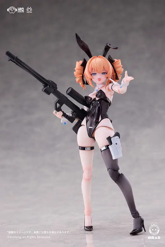 Sushing BUNNY RAPID ACTION SQUAD Sniper Leoni 1/12 Posable Figure