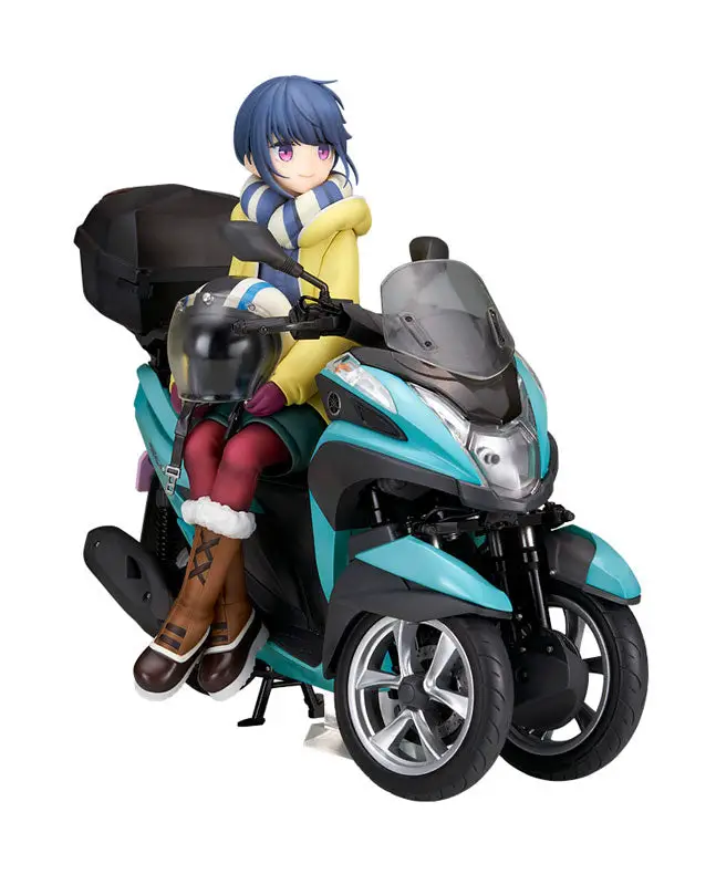 Yuru Camp Rin Shima with Three-wheeled Motorcycle 1/10