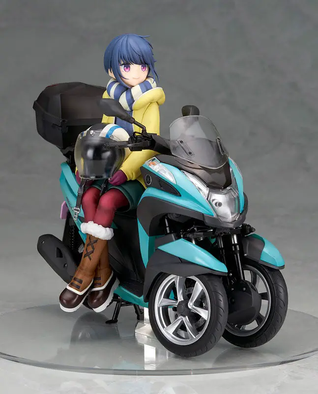 Yuru Camp Rin Shima with Three-wheeled Motorcycle 1/10