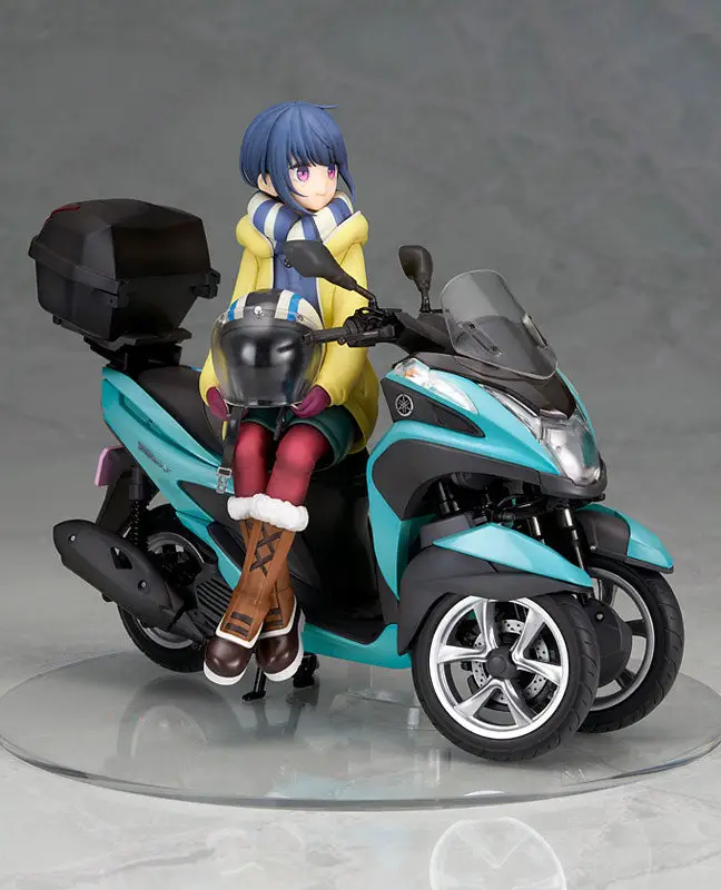 Yuru Camp Rin Shima with Three-wheeled Motorcycle 1/10