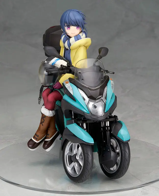 Yuru Camp Rin Shima with Three-wheeled Motorcycle 1/10