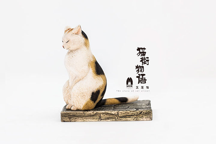 "The Story of Cat Street" Meditation Cat Ver. Calico Cat 1/6