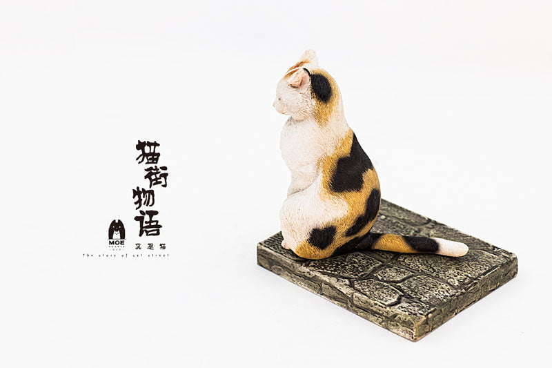 "The Story of Cat Street" Meditation Cat Ver. Calico Cat 1/6