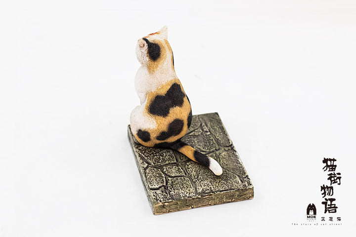 "The Story of Cat Street" Meditation Cat Ver. Calico Cat 1/6