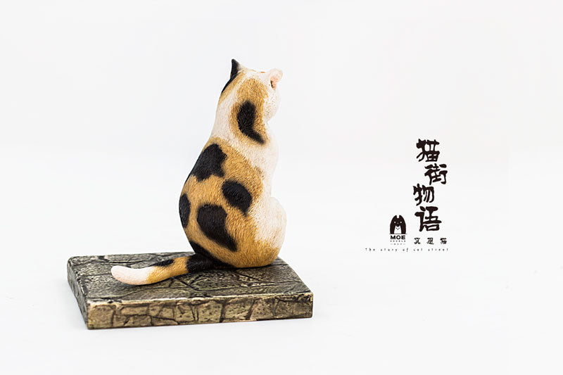 "The Story of Cat Street" Meditation Cat Ver. Calico Cat 1/6