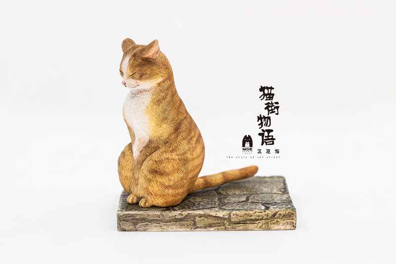 "The Story of Cat Street" Meditation Cat Ver. Red Tabby 1/6